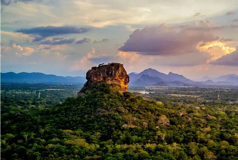 Sigiriya View of Sigiriya, a place to visit in Sri Lanka