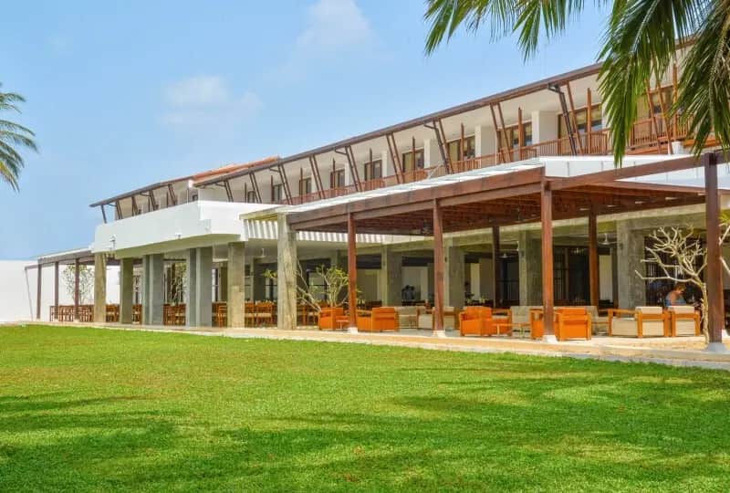 A view of Goldi Sands Hotel, a stay in Negombo