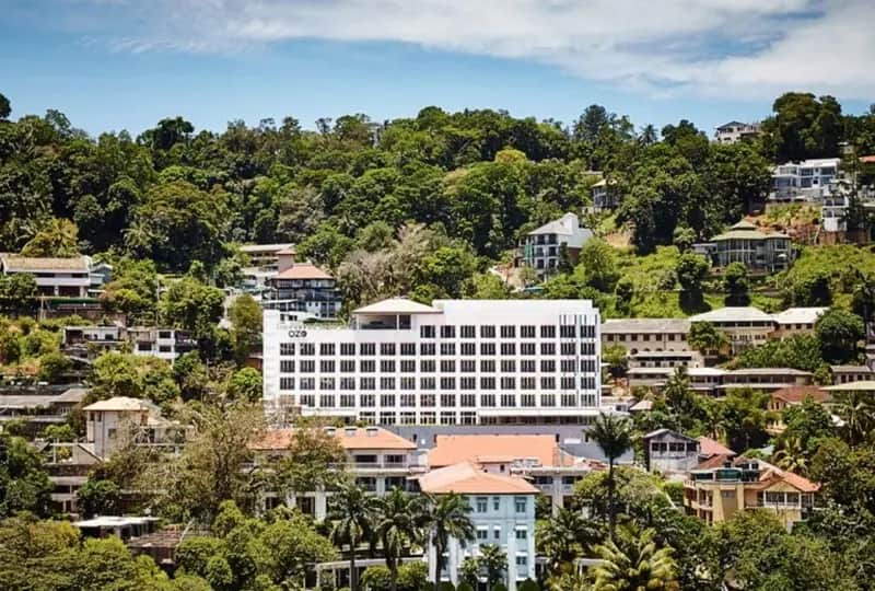 A view of OZO Kandy, Sri Lanka