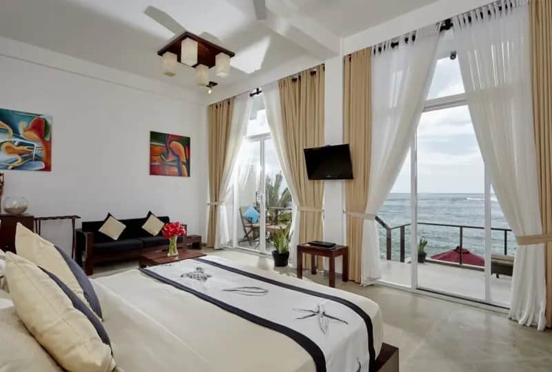 Inside the Cape Suite at Garton's Cape, Koggala