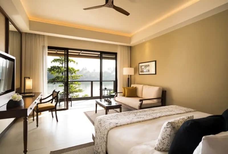 Inside the Deluxe Lagoon View Rooms at Anantara Kalutara Resort