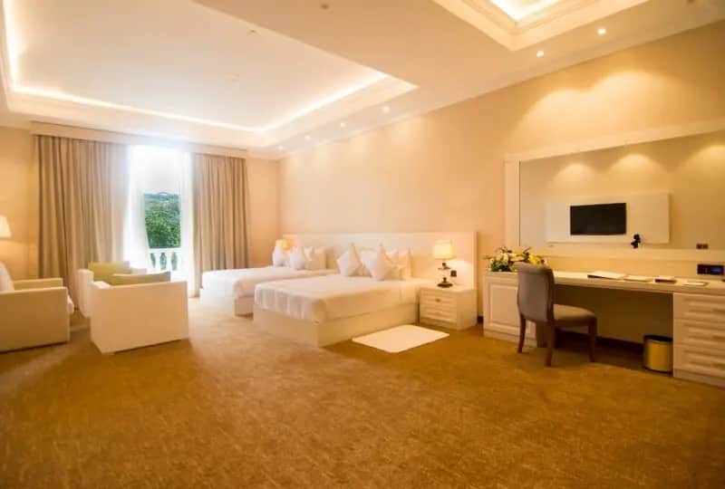 Inside the Junior Suites at The Golden Crown Hotel, Kandy