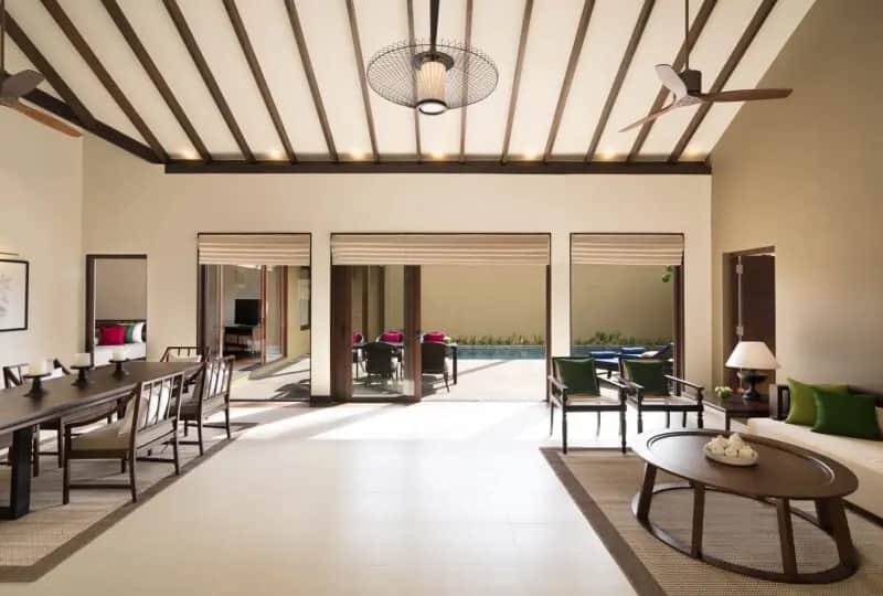 Inside the Two Bedroom Pool Villa at Anantara Kalutara Resort