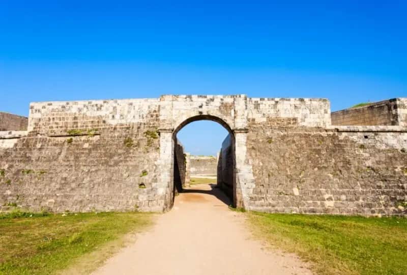 A view of Jaffna Fort, Sri Lanka