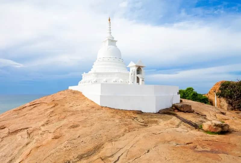 Kirinda Vihara Maha Devi Temple in Yala, Sri Lanka