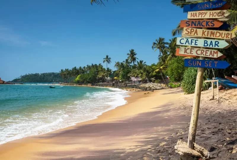 Mirissa Beach, one of the things to do in Sri Lanka