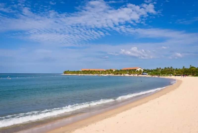 A view of Pasikuda Beach, Sri Lanka
