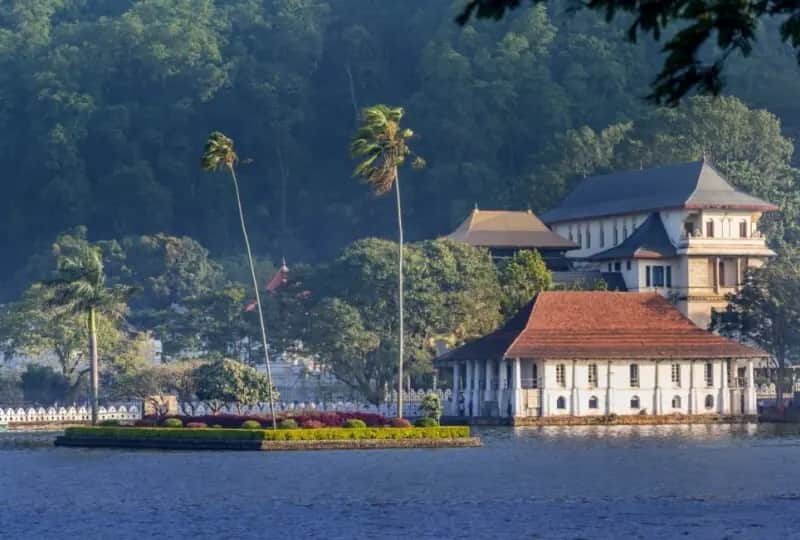 A view of Royal Palace of Kandy, Sri Lanka