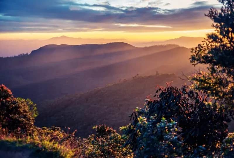 A view of World's End in Horton Plains, Sri Lanka