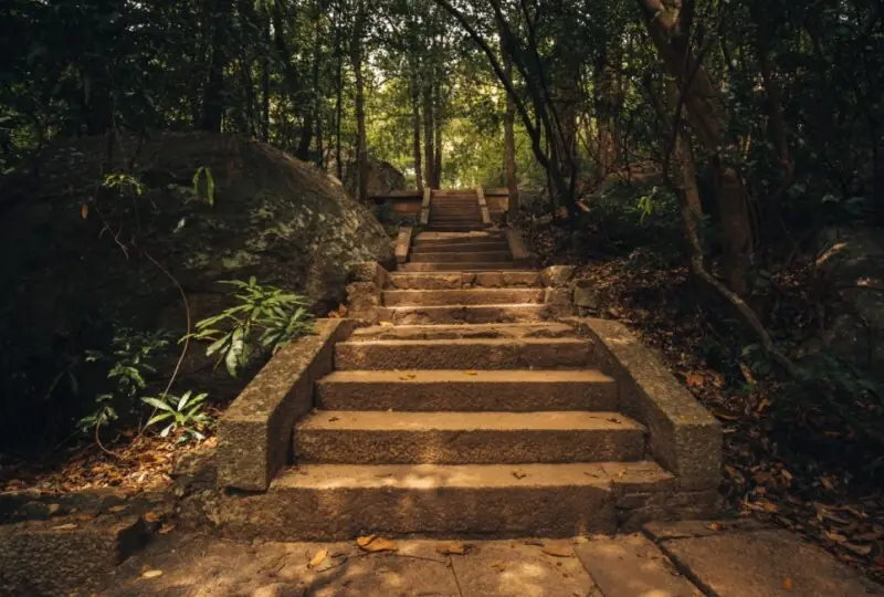 Ritigala Mountains and Monastery